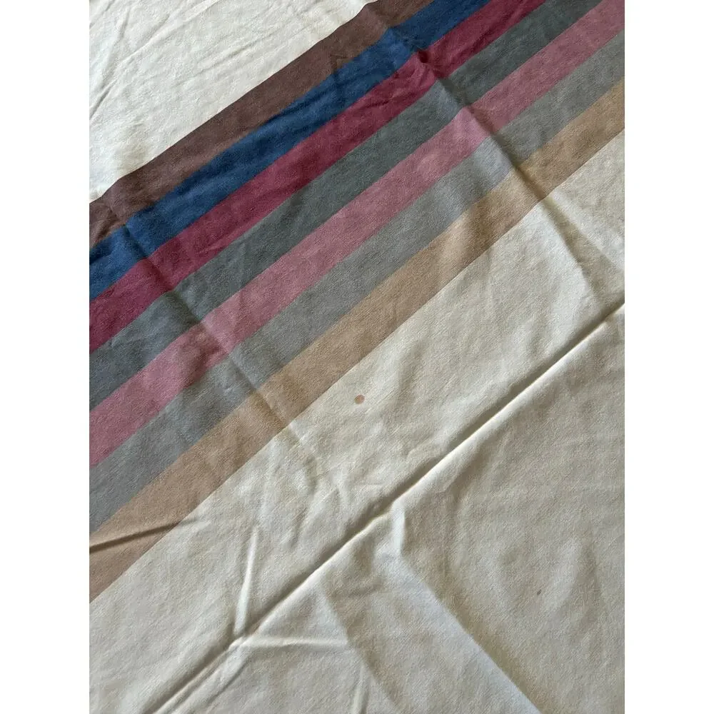 Vintage king size sheet set Wamsutta Tomorrow’s Rainbow Cool Tones 4 pieces